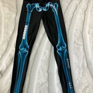 INKnBURN x-ray Skeleton Leggings